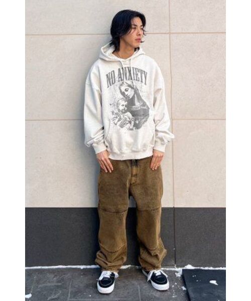 EXTRAORDINARY(エクストラオーディナリー)の「NO ANXIETY WASHED HOODIE OATMEAL(パーカー・メンズ・その他・LARGE/X-LARGE)」の15枚目の写真