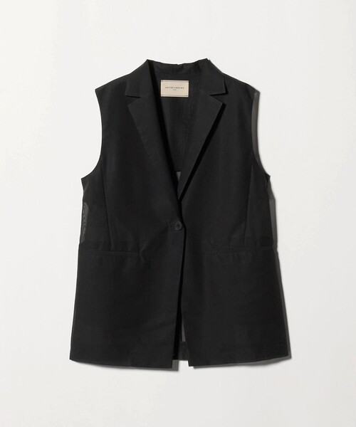 UNITED ARROWS（ユナイテッドアローズ）の「シアー ミドル ベスト ‐ウォッシャブル‐（ベスト・レディース・オフホワイト/ブラック・FREE）」の12枚目の写真