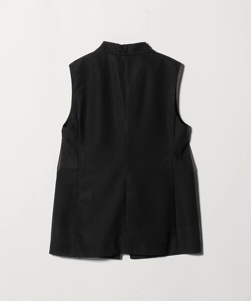 UNITED ARROWS（ユナイテッドアローズ）の「シアー ミドル ベスト ‐ウォッシャブル‐（ベスト・レディース・オフホワイト/ブラック・FREE）」の13枚目の写真