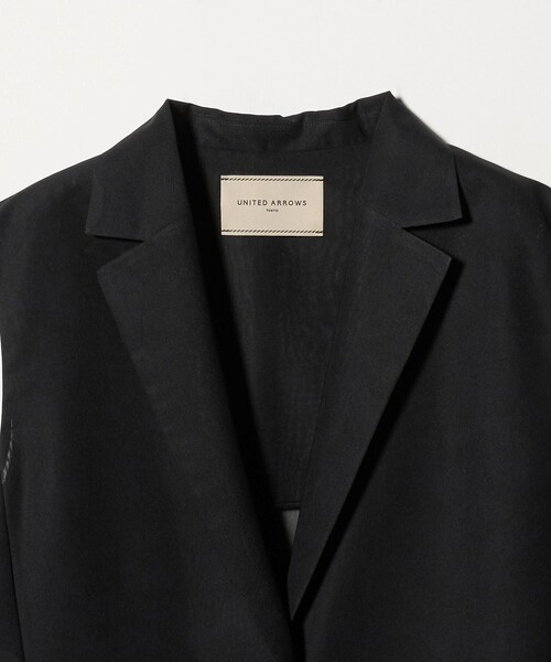 UNITED ARROWS（ユナイテッドアローズ）の「シアー ミドル ベスト ‐ウォッシャブル‐（ベスト・レディース・オフホワイト/ブラック・FREE）」の14枚目の写真