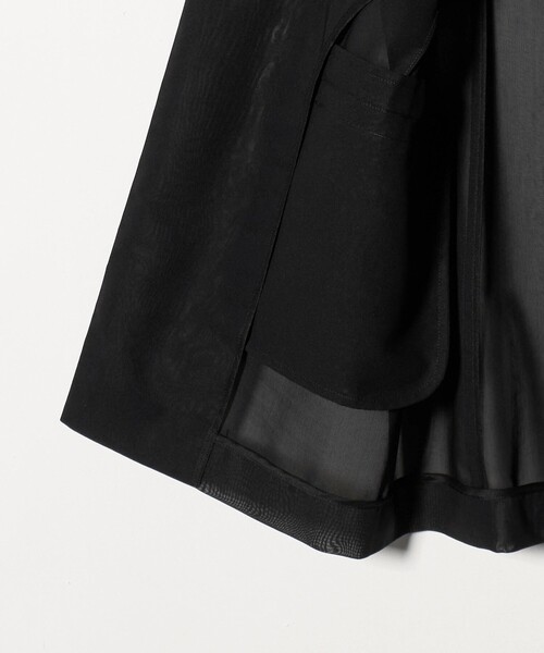 UNITED ARROWS（ユナイテッドアローズ）の「シアー ミドル ベスト ‐ウォッシャブル‐（ベスト・レディース・オフホワイト/ブラック・FREE）」の19枚目の写真
