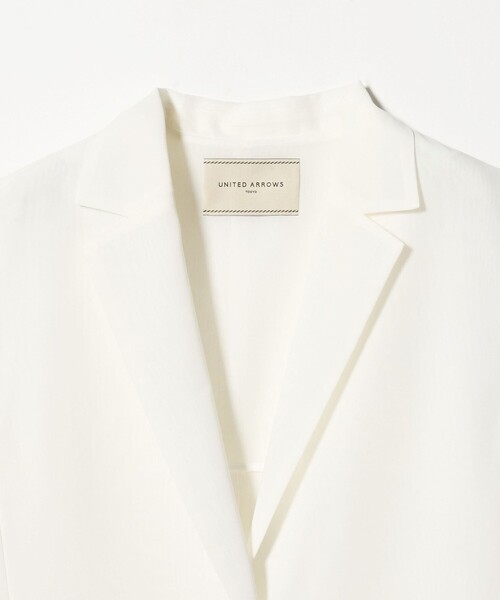 UNITED ARROWS（ユナイテッドアローズ）の「シアー ミドル ベスト ‐ウォッシャブル‐（ベスト・レディース・オフホワイト/ブラック・FREE）」の22枚目の写真