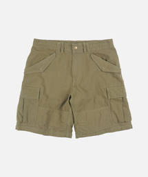 CANVAS ESSENTIAL CARGO SHORTS _ DEEP KHAKI