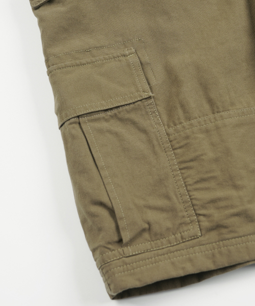 FRIZMWORKS（フリズムワークス）の「CANVAS ESSENTIAL CARGO SHORTS _ DEEP KHAKI（その他パンツ・メンズ・その他・SMALL/MEDIUM/LARGE/X-LARGE）」の6枚目の写真