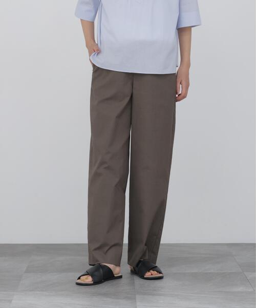 human woman(ヒューマンウーマン)の「◆【名品 / UVカット / ウォッシャブル】クールマックスストレートパンツ(その他パンツ・レディース・カーキ/ホワイト系その他/ブラック・MEDIUM/SMALL/LARGE)」の3枚目の写真