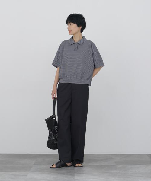 human woman(ヒューマンウーマン)の「◆【名品 / UVカット / ウォッシャブル】クールマックスストレートパンツ(その他パンツ・レディース・カーキ/ホワイト系その他/ブラック・MEDIUM/SMALL/LARGE)」の12枚目の写真
