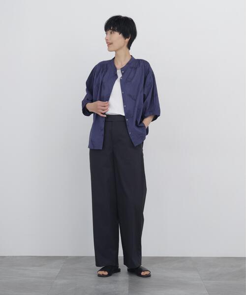 human woman(ヒューマンウーマン)の「◆【名品 / UVカット / ウォッシャブル】クールマックスストレートパンツ(その他パンツ・レディース・カーキ/ホワイト系その他/ブラック・MEDIUM/SMALL/LARGE)」の14枚目の写真