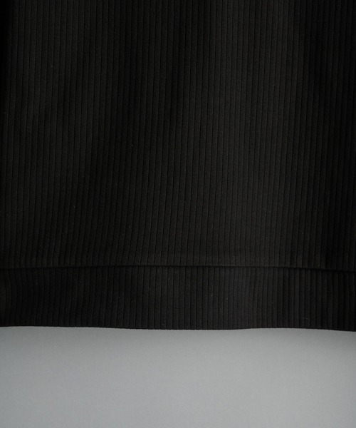 CONZ(コンズ)の「rib henry long tee(Tシャツ/カットソー・メンズ・ライトグレー/ネイビー/ダークグレー/ブラック・1/3/2)」の9枚目の写真