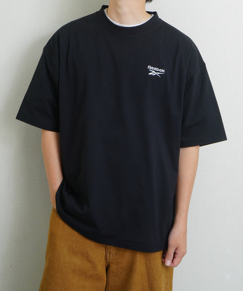Reebok(リーボック)の「Reebok リーボック UVカット 接触冷感 ワンポイント ロゴT 半袖Tシャツ(Tシャツ/カットソー・メンズ・ホワイト/ネイビー系/ブラック・X-LARGE/MEDIUM/LARGE)」の21枚目の写真