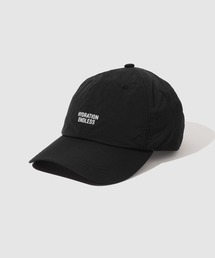 NAVY（ネイビー）の「【SARARI /サラリ】冷感＆遮熱 ロゴ刺繍 ナイロンCAP（キャップ）」