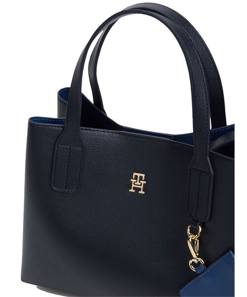 TOMMY HILFIGER(トミーヒルフィガー)の「アイコンミニサッチェルバッグ(ハンドバッグ・レディース・ネイビー・FREE)」の5枚目の写真
