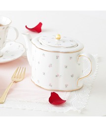 Francfranc（フランフラン）の「クラシックローズ ティーポット ピンク カフェ ドット柄 急須（食器）」