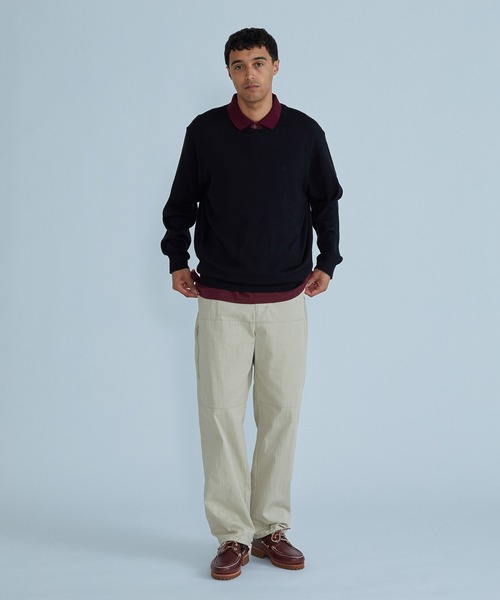 SILAS(サイラス)の「USUAL JUMPER(ニット/セーター・メンズ・ブラック/ネイビー・M/L)」の5枚目の写真