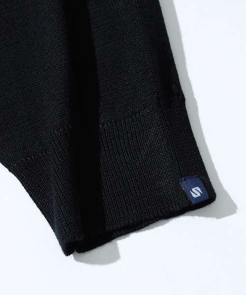 SILAS(サイラス)の「USUAL JUMPER(ニット/セーター・メンズ・ブラック/ネイビー・M/L)」の14枚目の写真