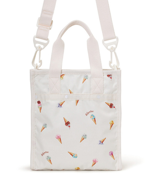 LeSportsac(レスポートサック)の「MINI N/S TOTE スウィートフェスティバル(ショルダーバッグ・レディース・ホワイト・FREE)」の6枚目の写真