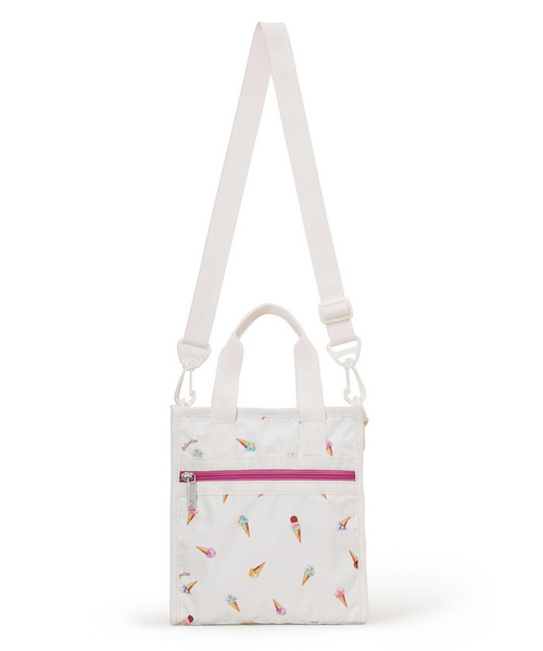 LeSportsac(レスポートサック)の「MINI N/S TOTE スウィートフェスティバル(ショルダーバッグ・レディース・ホワイト・FREE)」の7枚目の写真