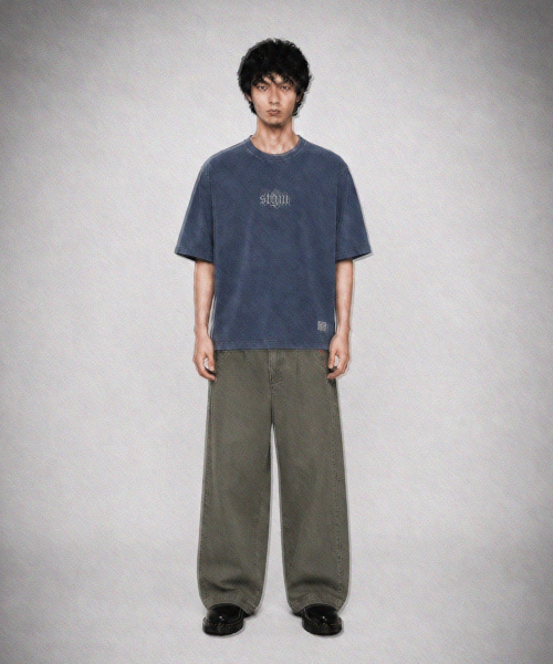 STIGMA(スティグマ)の「ML PIGMENT T-SHIRTS NAVY(Tシャツ/カットソー・メンズ・その他・MEDIUM/LARGE/X-LARGE)」の2枚目の写真