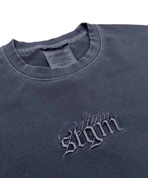 STIGMA(スティグマ)の「ML PIGMENT T-SHIRTS NAVY(Tシャツ/カットソー・メンズ・その他・MEDIUM/LARGE/X-LARGE)」の4枚目の写真