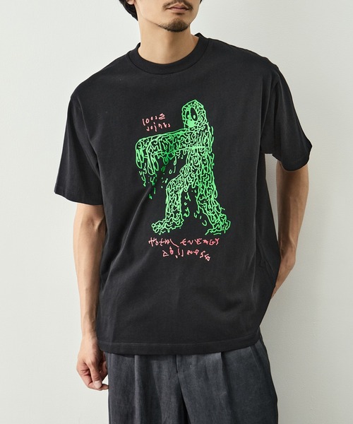 LOOSE JOINTS(ルーズジョインツ)の「【LOOSE JOINTS/ルーズジョインツ】STEWART ARMSTRONG - TOTAL ENERGY COLLAPSE S/S TEE(Tシャツ/カットソー・メンズ・ホワイト/ブラック・L/M)」の9枚目の写真