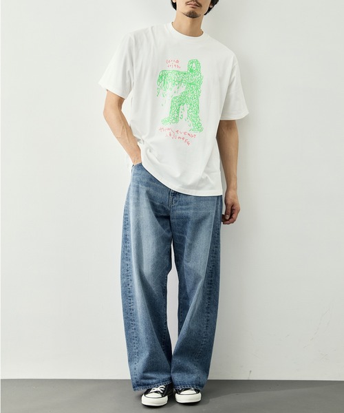 LOOSE JOINTS(ルーズジョインツ)の「【LOOSE JOINTS/ルーズジョインツ】STEWART ARMSTRONG - TOTAL ENERGY COLLAPSE S/S TEE(Tシャツ/カットソー・メンズ・ホワイト/ブラック・L/M)」の12枚目の写真