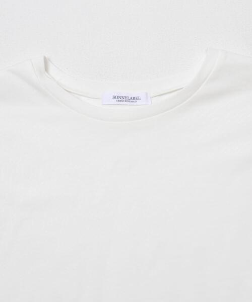URBAN RESEARCH Sonny Label(アーバンリサーチサニーレーベル)の「『UR TECH ひやサラクール』フレンチスリーブプルオーバー(Tシャツ/カットソー・レディース・オフホワイト/レッド/ブルー系その他/ブラック・FREE)」の22枚目の写真