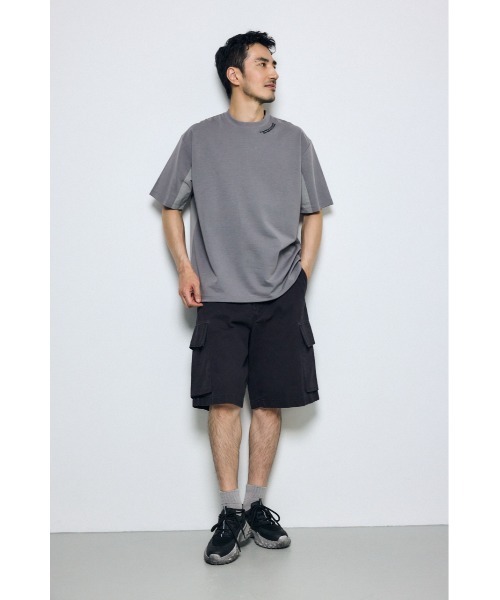 AZUL by moussy(アズールバイマウジー)の「バミューダショートパンツ(カーゴパンツ・メンズ・ブラック/ベージュ・SMALL/MEDIUM/LARGE)」の5枚目の写真