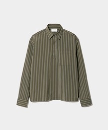 stretch stripe big QOL tag shirts