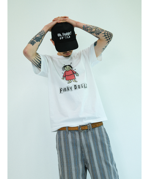 THE SCOT WRECK（ザ スコットレック）の「FUNKY DOLLS（Tシャツ/カットソー・メンズ・ホワイト・LARGE/X-LARGE/MEDIUM/SMALL）」の3枚目の写真