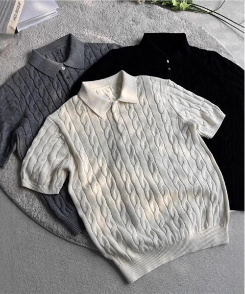 DS вязаный жилет Knit Net Polo