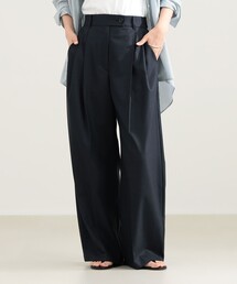 Demi-Luxe BEAMS | エディター東原妙子 × Demi-Luxe BEAMS / ウォッシャブルウール バレルパンツ(その他パンツ)