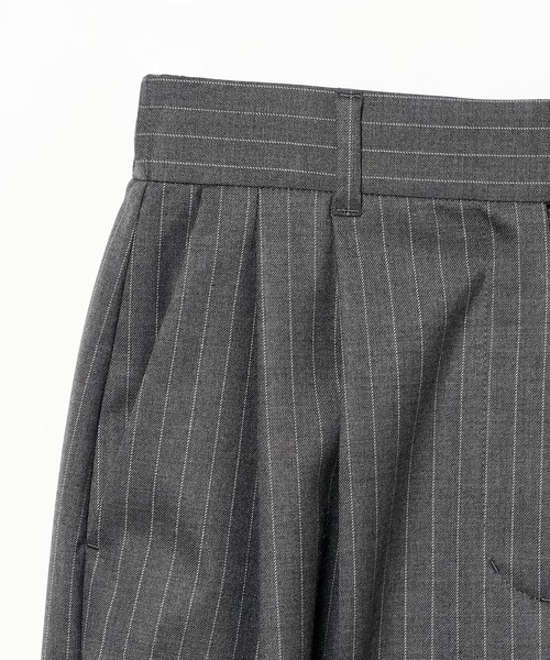 Demi-Luxe BEAMS（デミルクス ビームス）の「エディター東原妙子 × Demi-Luxe BEAMS / ウォッシャブルウール バレルパンツ（その他パンツ・レディース・ネイビー/グレー系その他/ベージュ系その他・38/36）」の22枚目の写真