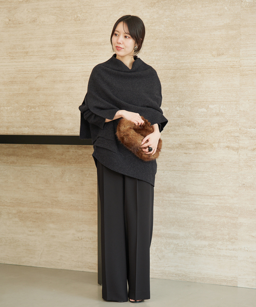 plage(プラージュ)の「《追加》les Tendre easy care スラックス 2(スラックス・レディース・ベージュ/ブラック・38/36/34)」の16枚目の写真