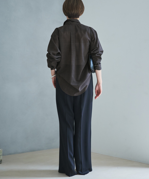 plage(プラージュ)の「《追加》les Tendre easy care スラックス 2(スラックス・レディース・ベージュ/ブラック・38/36/34)」の13枚目の写真