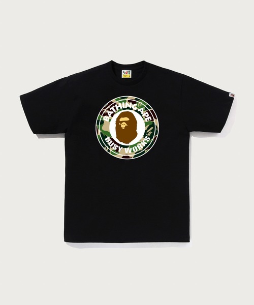 A BATHING APE(アベイシングエイプ)の「ABC CAMO BUSY WORKS TEE(Tシャツ/カットソー・メンズ・ホワイト×ブルー/ホワイト×グリーン/ブラック×ブルー/ブラック×ピンク/ブラック×グリーン/ホワイト×ピンク・XX-LARGE/LARGE/MEDIUM/SMALL/X-LARGE)」の5枚目の写真