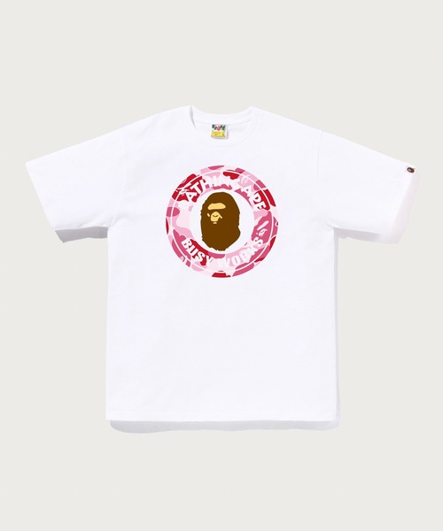 A BATHING APE(アベイシングエイプ)の「ABC CAMO BUSY WORKS TEE(Tシャツ/カットソー・メンズ・ホワイト×ブルー/ホワイト×グリーン/ブラック×ブルー/ブラック×ピンク/ブラック×グリーン/ホワイト×ピンク・XX-LARGE/LARGE/MEDIUM/SMALL/X-LARGE)」の3枚目の写真