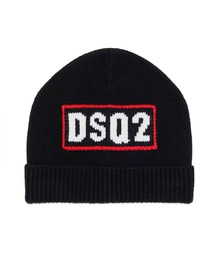 DSQUARED2（ディースクエアード）の「DSQUARED2（ディースクエアード）Kids & Junior ブランドロゴニットキャップ（ニットキャップ/ビーニー）」