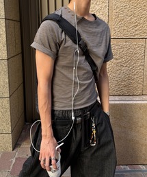 EPNK | Slab asymmetry henly tee / スラブアシメトリーヘンリーT(Tシャツ/カットソー)