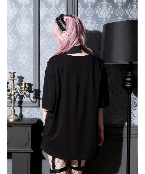 NOEMIE(ノエミー)の「ロンリードール襟付きTシャツ(Tシャツ/カットソー・レディース・レッド/ブルー・M)」の5枚目の写真