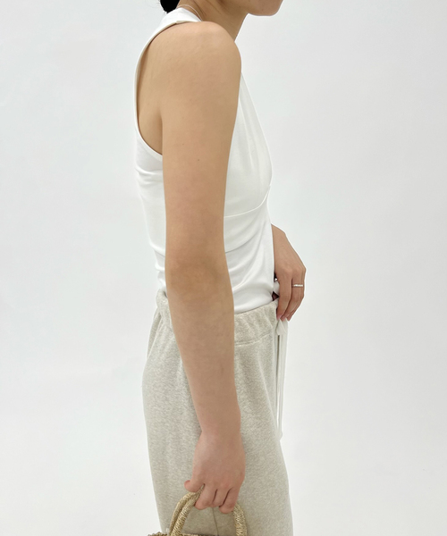 EDIT. FOR LULU(エディットフォールル)の「【ESTHE/エステ】Plunge V neck Top(Tシャツ/カットソー・レディース・ホワイト・FREE)」の6枚目の写真