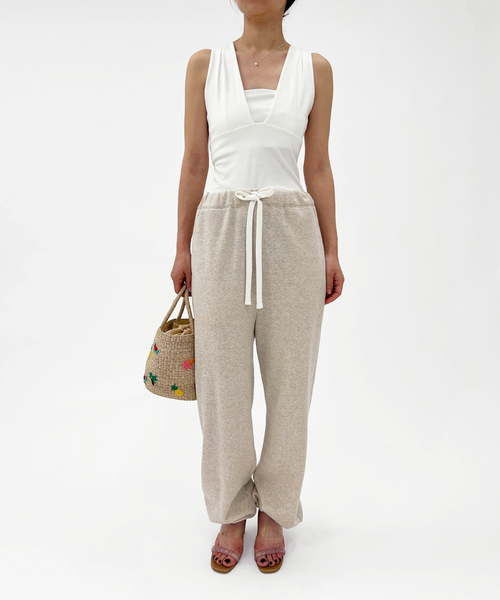 EDIT. FOR LULU(エディットフォールル)の「【ESTHE/エステ】Plunge V neck Top(Tシャツ/カットソー・レディース・ホワイト・FREE)」の7枚目の写真