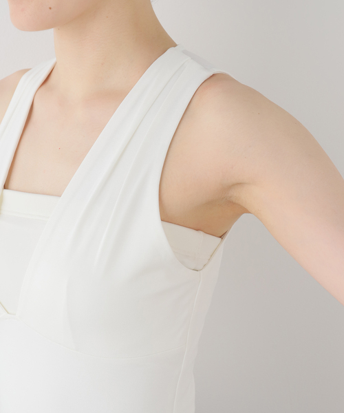 EDIT. FOR LULU(エディットフォールル)の「【ESTHE/エステ】Plunge V neck Top(Tシャツ/カットソー・レディース・ホワイト・FREE)」の11枚目の写真