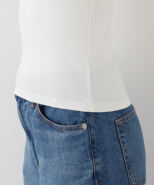 EDIT. FOR LULU(エディットフォールル)の「【ESTHE/エステ】Plunge V neck Top(Tシャツ/カットソー・レディース・ホワイト・FREE)」の12枚目の写真