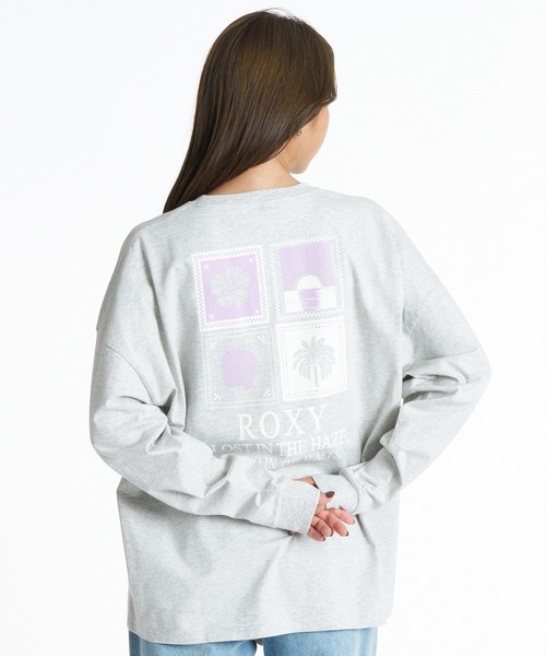 ROXY（ロキシー）の「ROXY/ロキシー ヴィンテージライクロンT RLT264005（Tシャツ/カットソー・レディース・ブラック/ヘザーグレー/キナリ・M/L）」の3枚目の写真