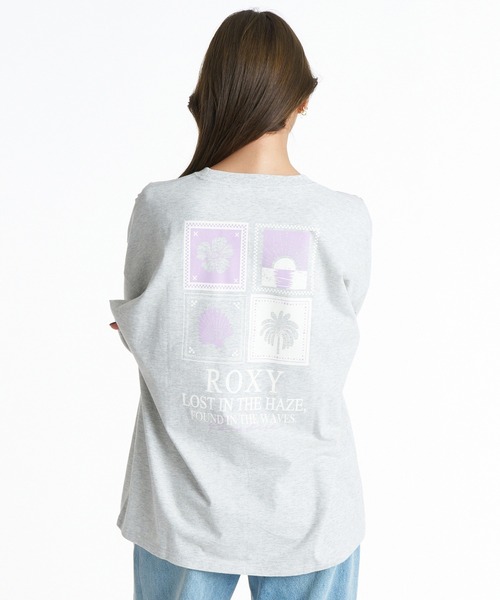 ROXY（ロキシー）の「ROXY/ロキシー ヴィンテージライクロンT RLT264005（Tシャツ/カットソー・レディース・ブラック/ヘザーグレー/キナリ・M/L）」の9枚目の写真