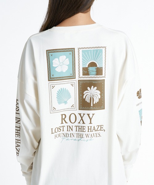 ROXY（ロキシー）の「ROXY/ロキシー ヴィンテージライクロンT RLT264005（Tシャツ/カットソー・レディース・ブラック/ヘザーグレー/キナリ・M/L）」の11枚目の写真