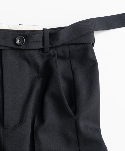 PRANK PROJECT(プランクプロジェクト)の「【2026Autumn Pre-Order】ベルトコンビスリムストレートスラックス / Belt Combination Slim Straight Slacks(スラックス・レディース・カーキ/ブラック・38/36)」の19枚目の写真