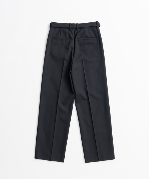 PRANK PROJECT(プランクプロジェクト)の「【2026Autumn Pre-Order】ベルトコンビスリムストレートスラックス / Belt Combination Slim Straight Slacks(スラックス・レディース・カーキ/ブラック・38/36)」の15枚目の写真