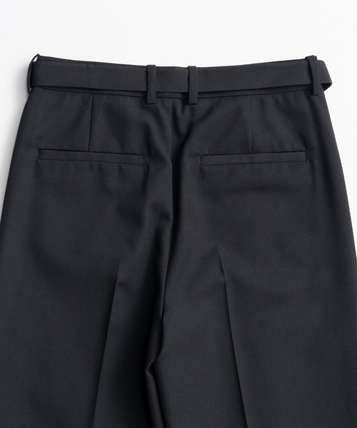 PRANK PROJECT(プランクプロジェクト)の「【2026Autumn Pre-Order】ベルトコンビスリムストレートスラックス / Belt Combination Slim Straight Slacks(スラックス・レディース・カーキ/ブラック・38/36)」の17枚目の写真