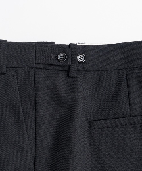 PRANK PROJECT(プランクプロジェクト)の「【2026Autumn Pre-Order】ベルトコンビスリムストレートスラックス / Belt Combination Slim Straight Slacks(スラックス・レディース・カーキ/ブラック・38/36)」の20枚目の写真