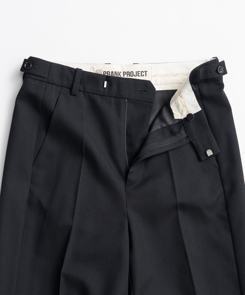 PRANK PROJECT(プランクプロジェクト)の「【2026Autumn Pre-Order】ベルトコンビスリムストレートスラックス / Belt Combination Slim Straight Slacks(スラックス・レディース・カーキ/ブラック・38/36)」の18枚目の写真